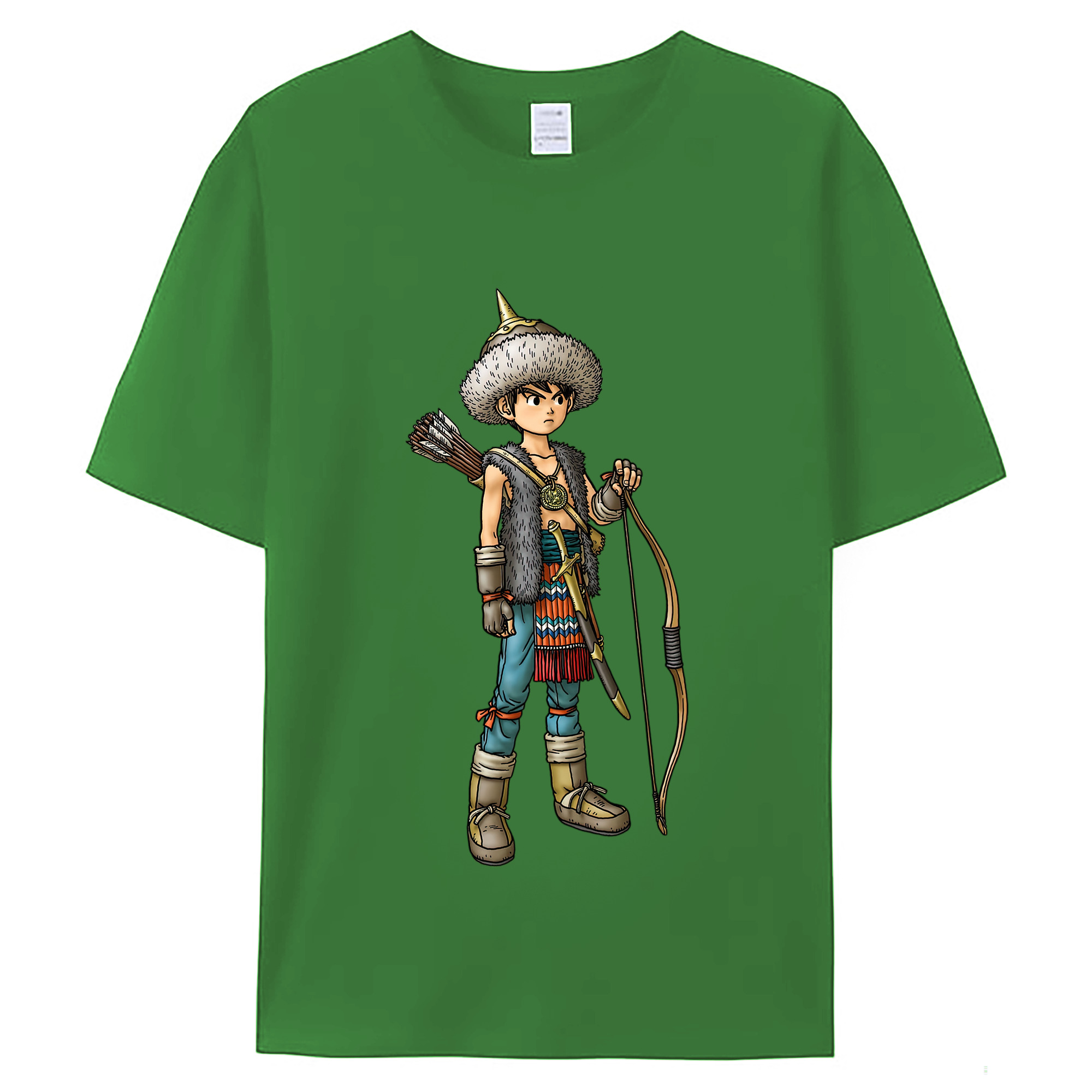 （画像用） ドラゴンクエスト Doragon Kuesuto Dragon Quest レディースカジュアルプリントTシャツ（綿100％）